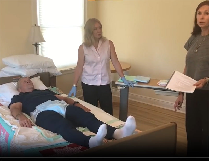 Changing Diapers for Bedridden Patients