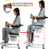 Assist Patient Transport Unit, Electric Patient Lift Transfer Chair for Home Care and Medical Equipment Use - Achairgo