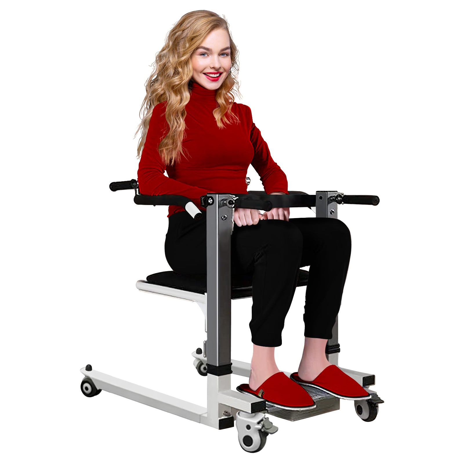 Assist Patient Transport Unit, Electric Patient Lift Transfer Chair for Home Care and Medical Equipment Use - Achairgo