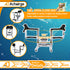Patient Lift and Transfer Chair With Adjustable Height and Wired Remote Controls - Achairgo