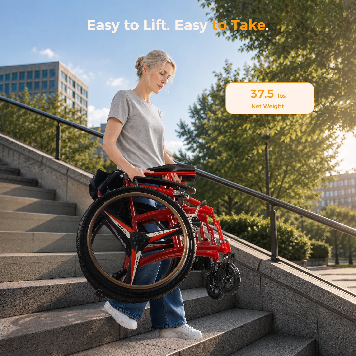 Portable Lightweight Wheelchair
