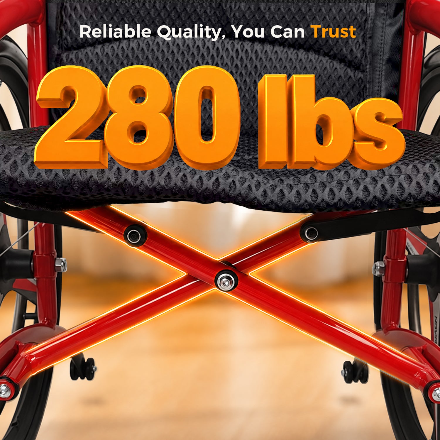 Lightweight Wheelchair for Adults, Portable