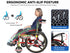 Lightweight Wheelchair for Adults, Portable