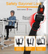 Patient lift Chair with safety harness and seat cushion features