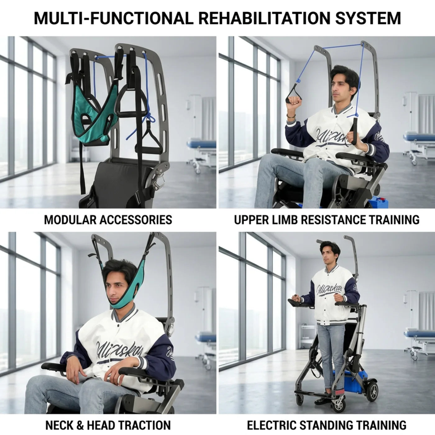 Standing Electric Wheelchair & Power Stand Up Walker