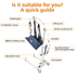 Portable Patient Lift - Compact Folding Full Body Powered Transfer Lifter for Home