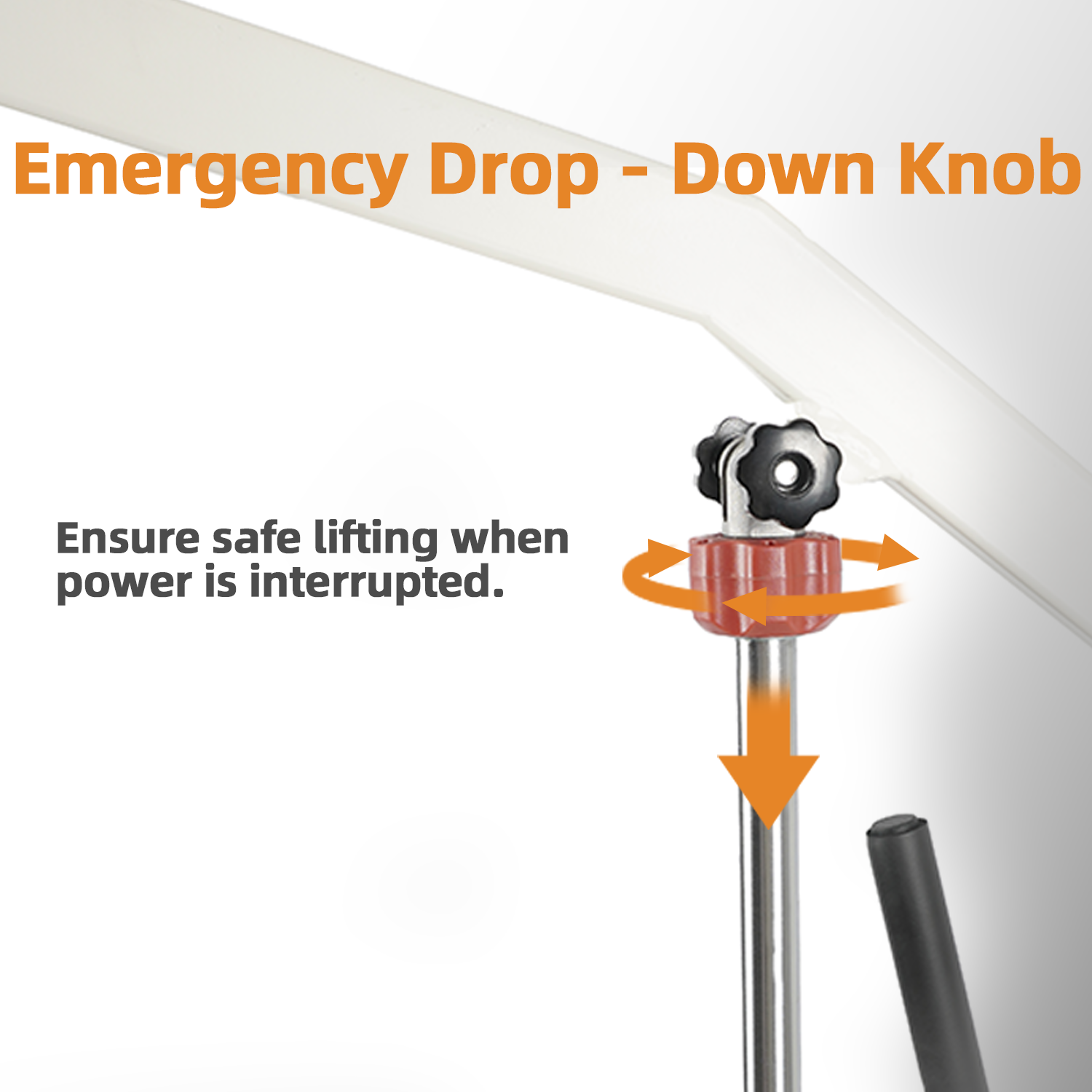 Portable Patient Lift - Compact Folding Full Body Powered Transfer Lifter for Home