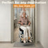 Reclining Shower Chair with Wheels  - Commode Wheelchair for Seniors, Disabled & Handicap - Padded Transfer Rolling Chairs w/Arms - Portable, Waterproof Shower Chair - Reclines for Easy Hair Wash