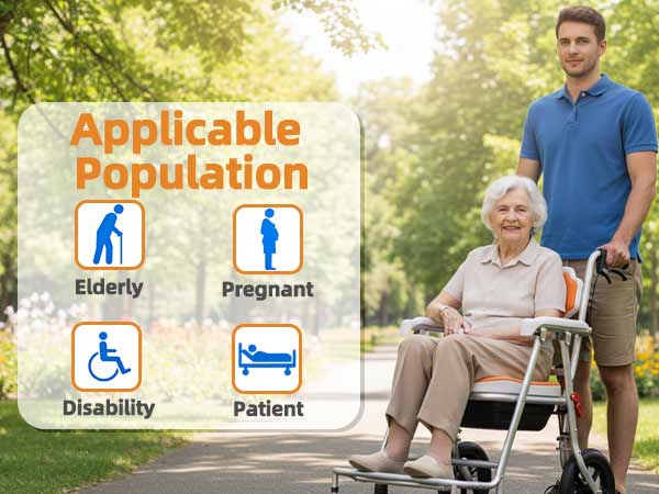 4-in-1 Rolling Shower Chair & Commode with Wheels, Folding Aluminum Toilet Chair for Elderly, Handbrakes & Padded Seat