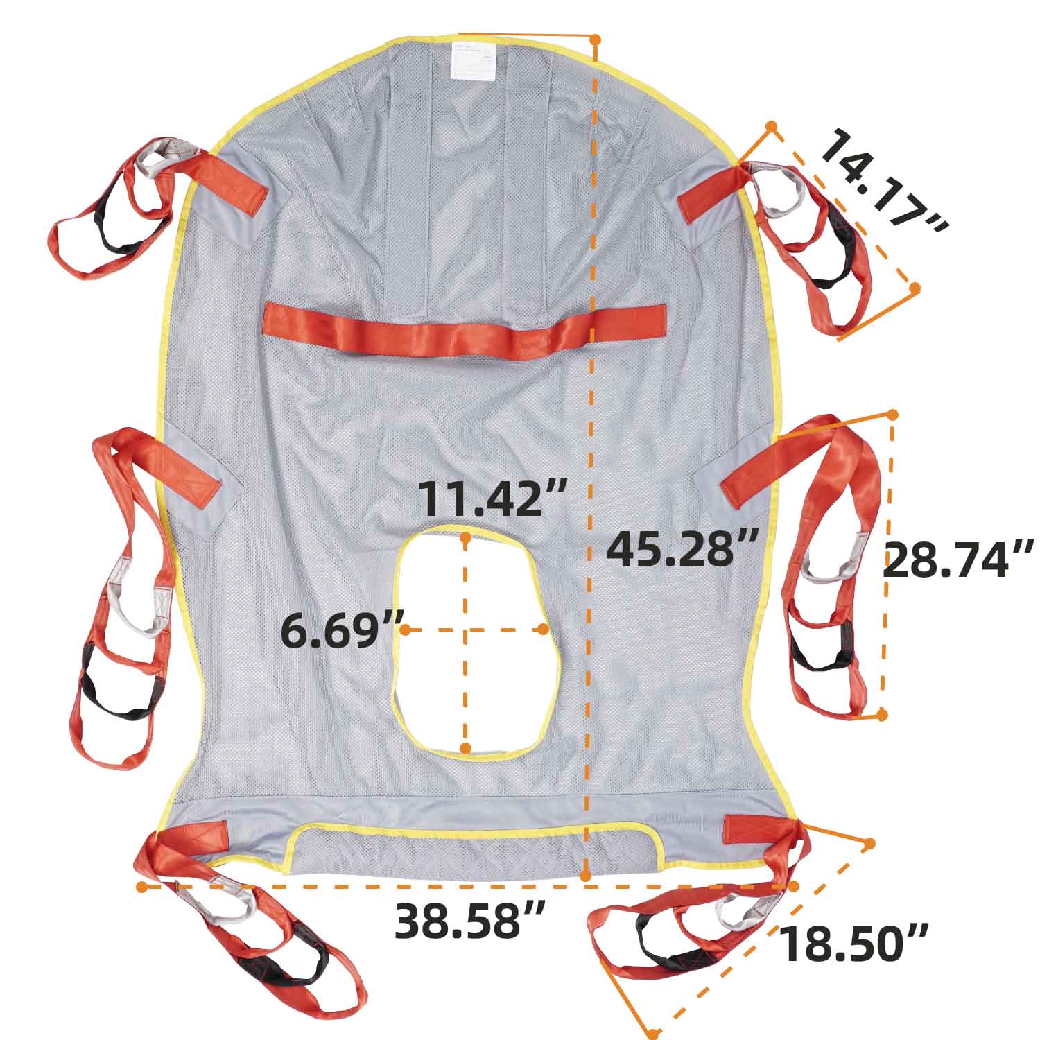 Full Body Commode Sling for Patient Lifts