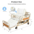 Premium 5-Function Full Electric Hospital Bed for Home Care with Lateral Tilting