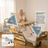 Premium 5-Function Full Electric Hospital Bed for Home Care with Lateral Tilting
