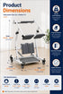 Sit to Stand Patient Lift for Handicapped - Stand Assist Lift Aid for Home Care Use